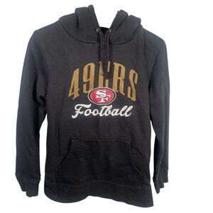 San Francisco 49ers Fantatics Hoodie Womens Medium NFL Sweatshirt Black Football
